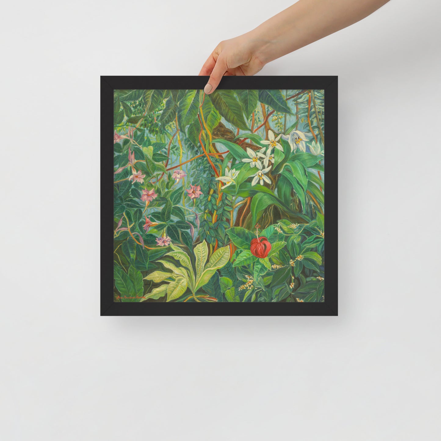 Tropical Bloom - Framed Matte Paper Poster