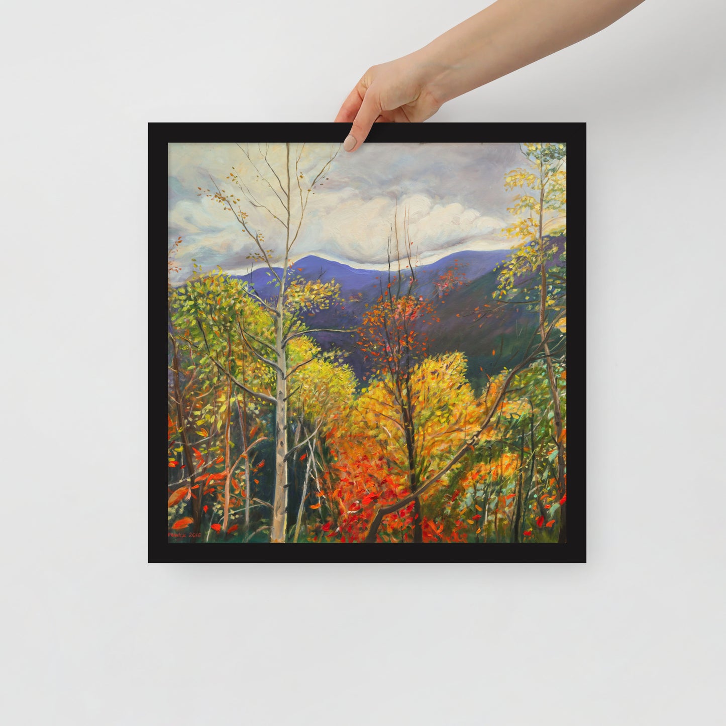 Fall in Adirondacks 3 - Framed Matte Paper Poster