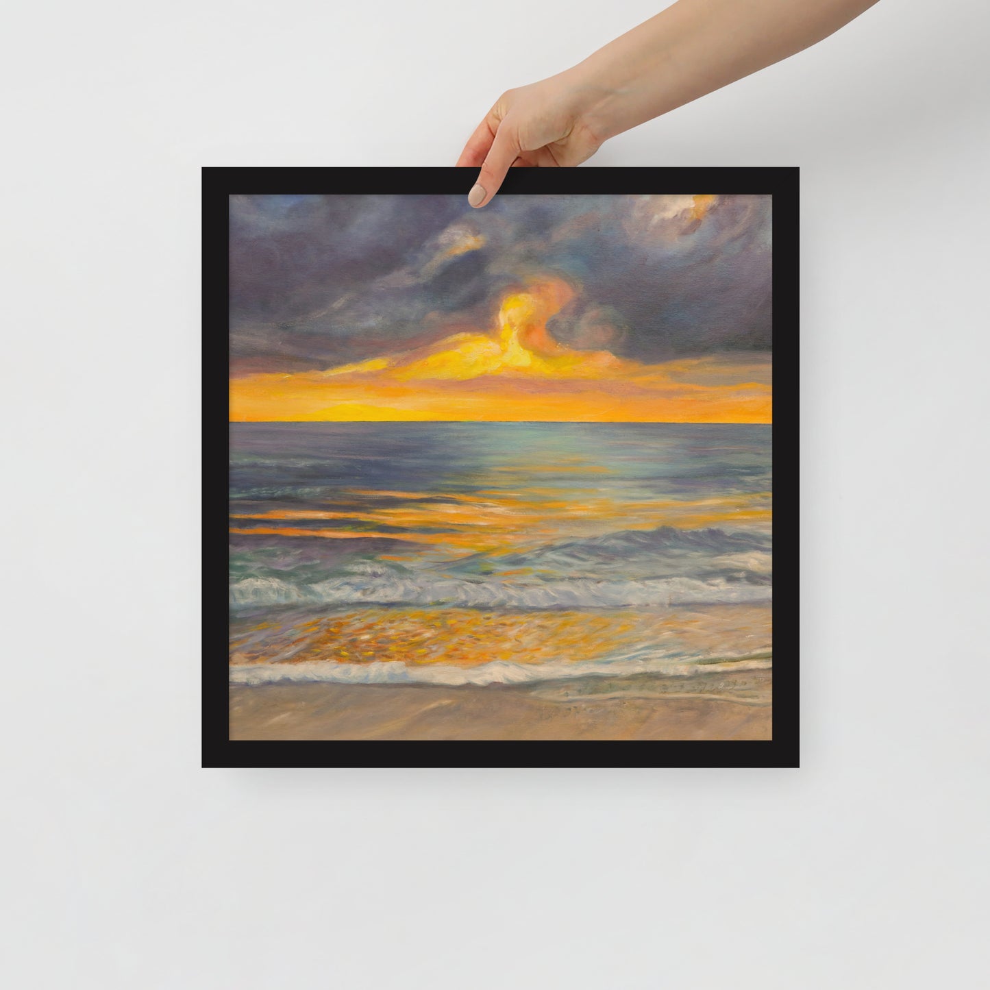 Sunset in Clearwater - Framed Matte Paper Poster