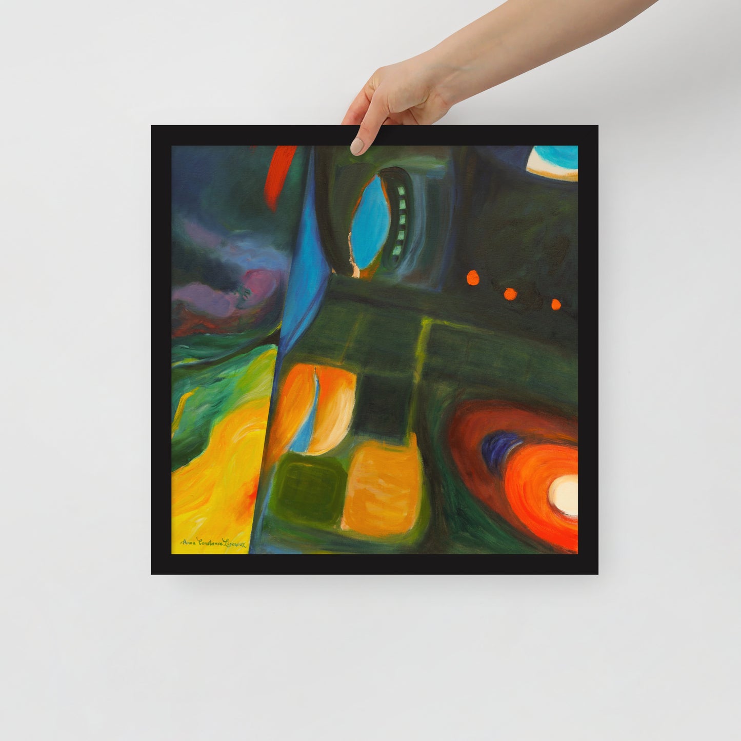 The World Behind - Framed Matte Paper Poster