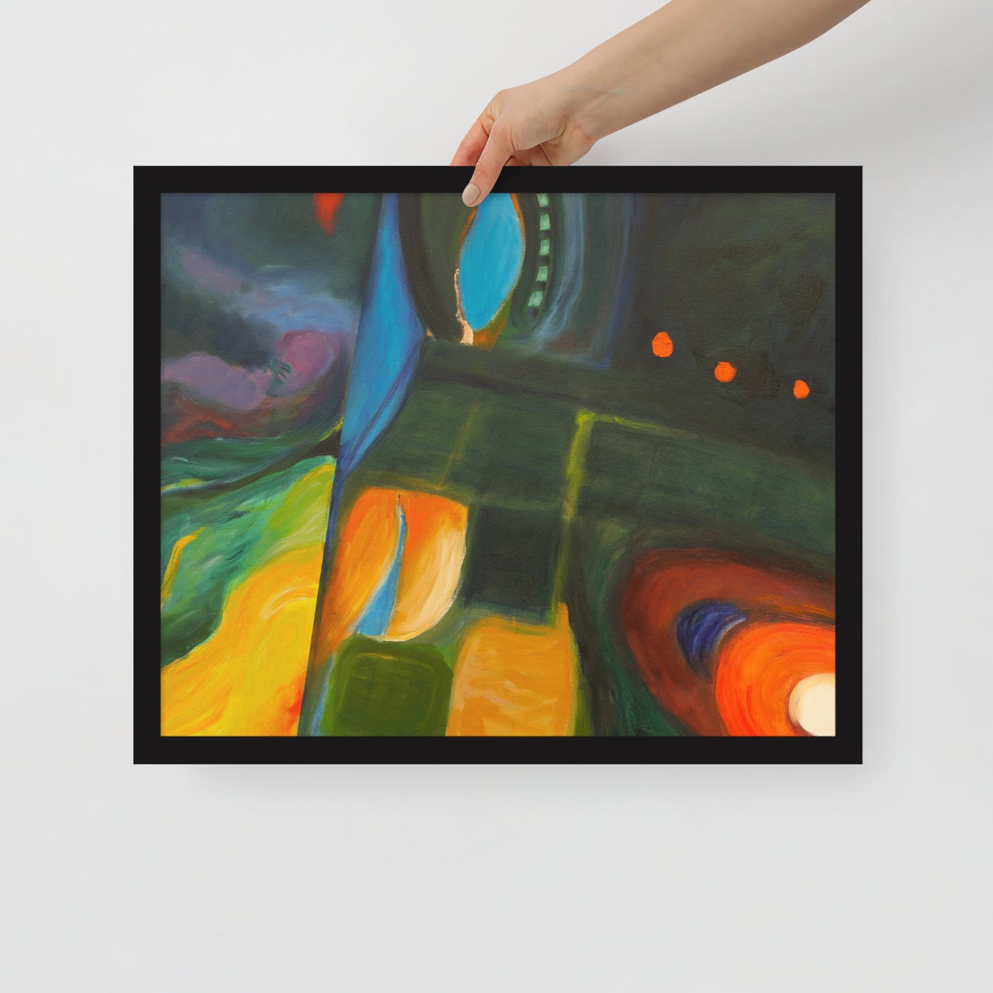 The World Behind - Framed Matte Paper Poster