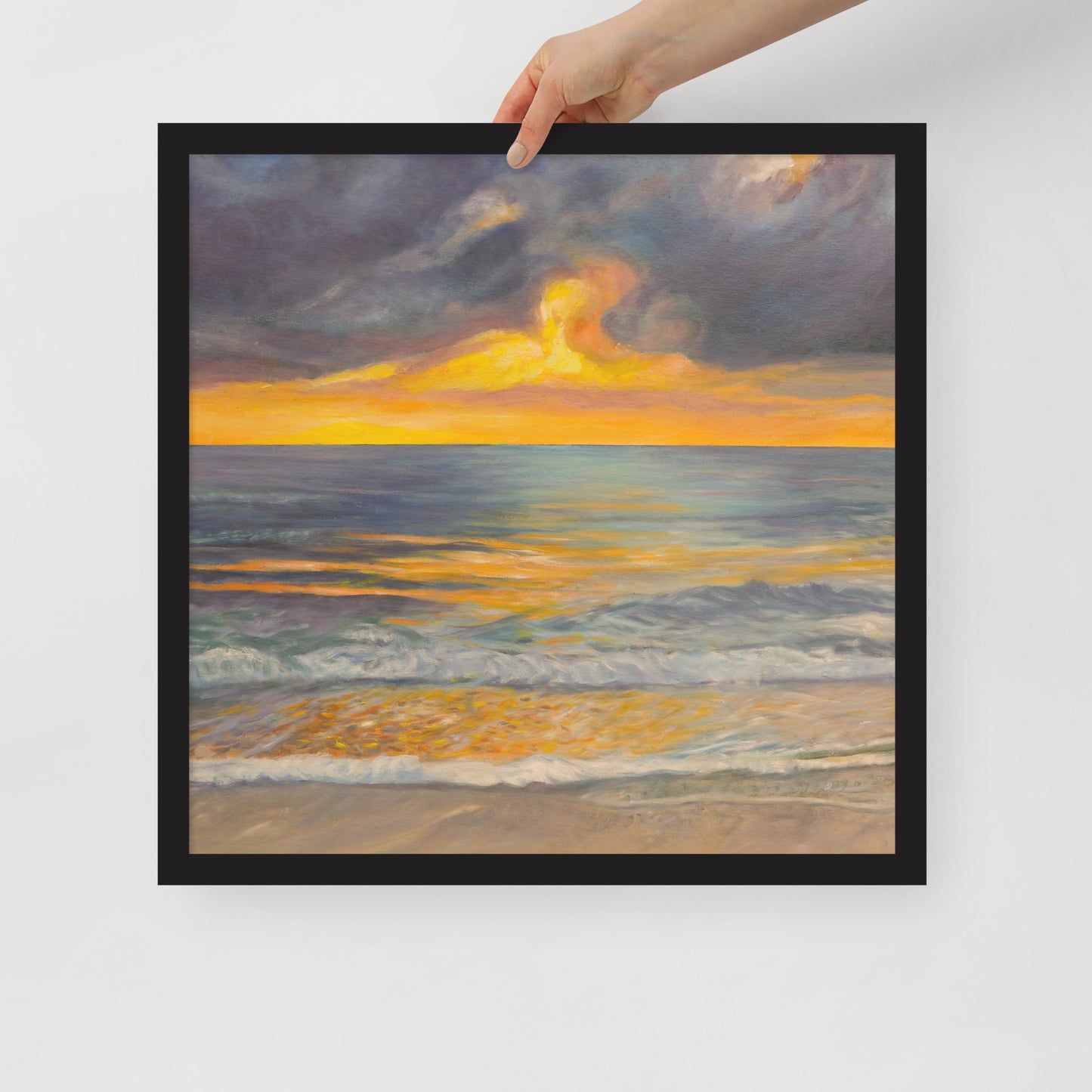Sunset in Clearwater - Framed Matte Paper Poster