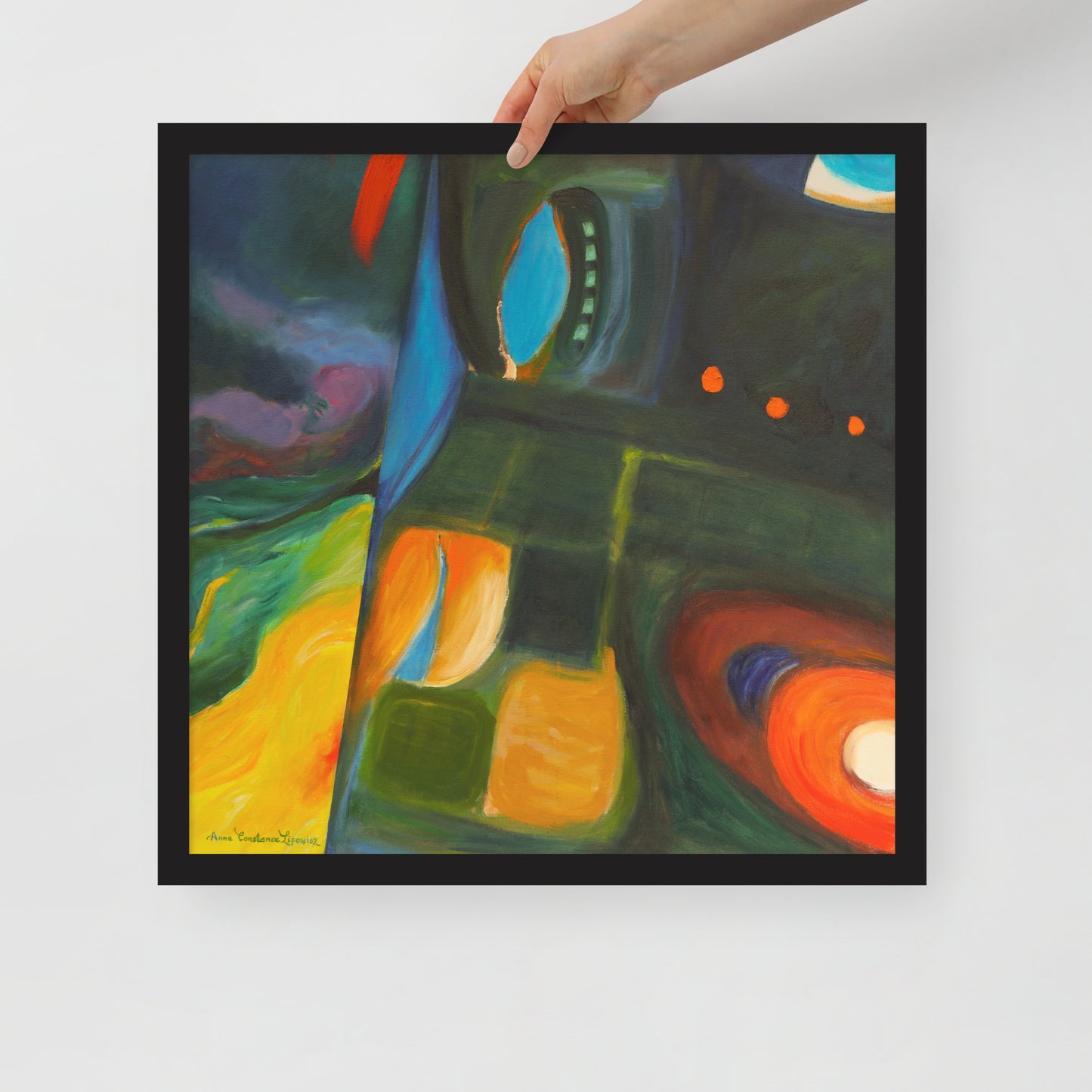 The World Behind - Framed Matte Paper Poster
