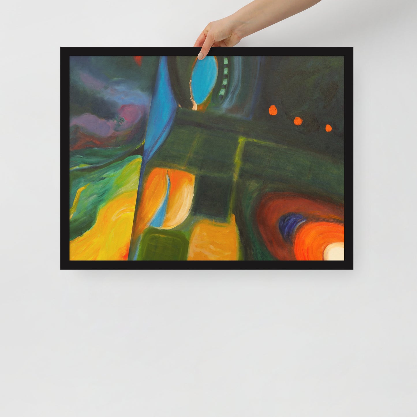 The World Behind - Framed Matte Paper Poster