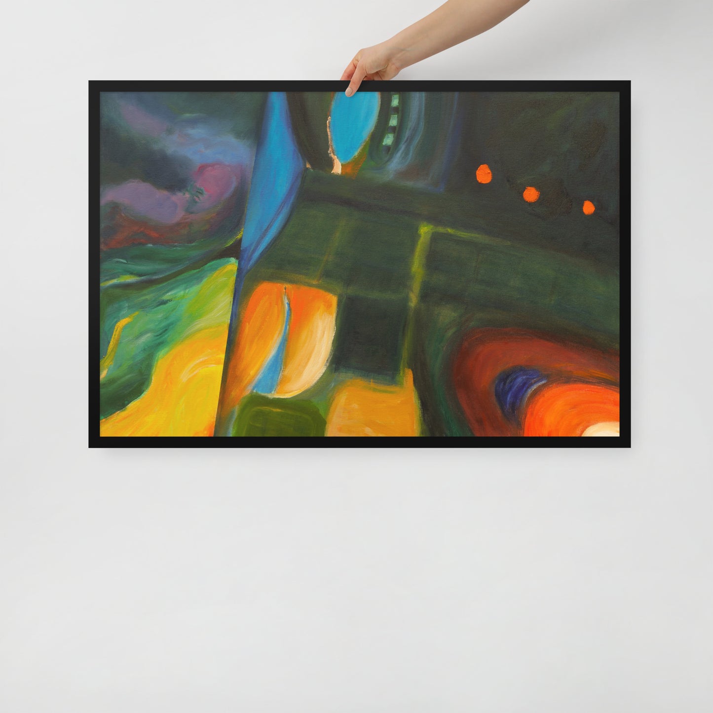 The World Behind - Framed Matte Paper Poster