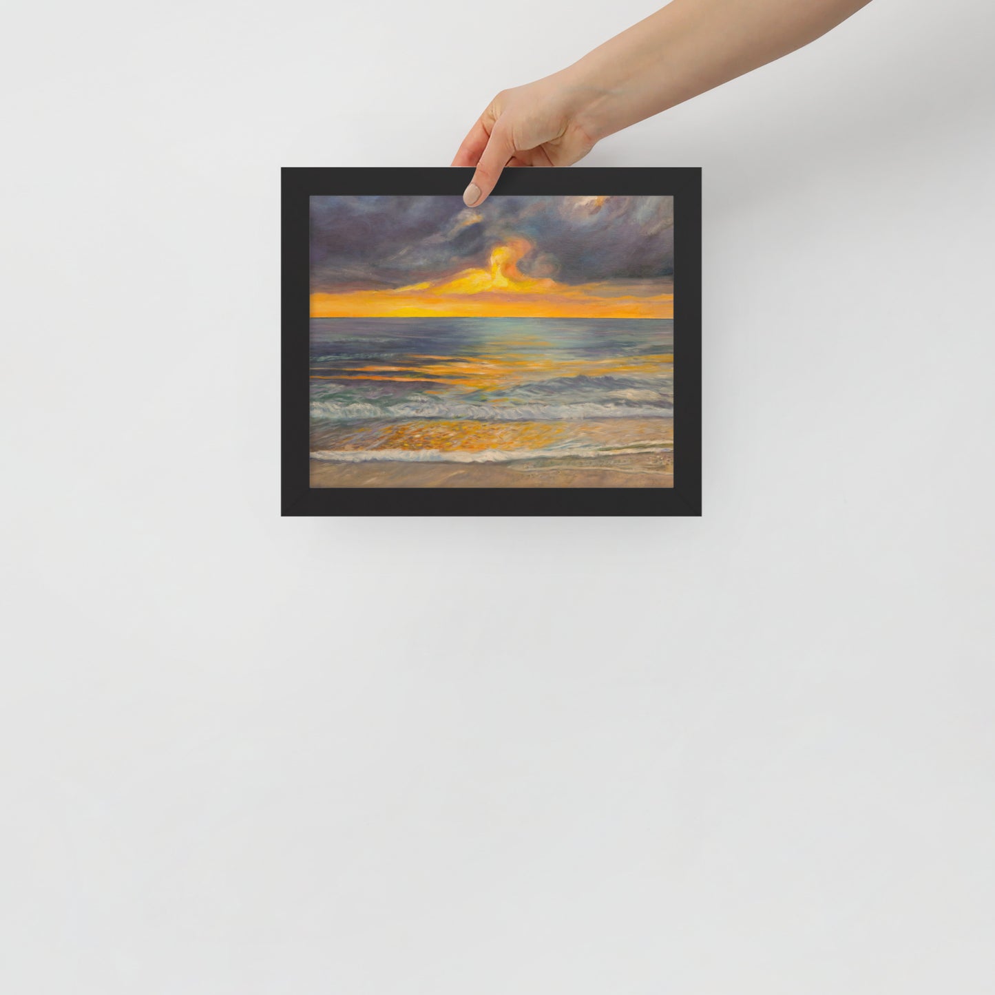 Sunset in Clearwater - Framed Matte Paper Poster