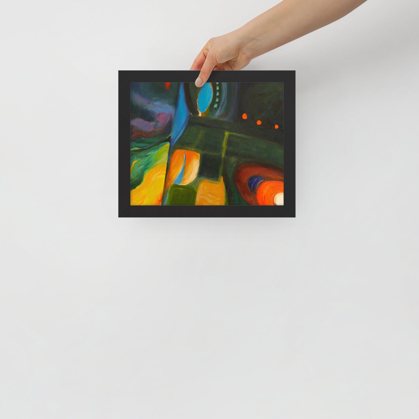 The World Behind - Framed Matte Paper Poster