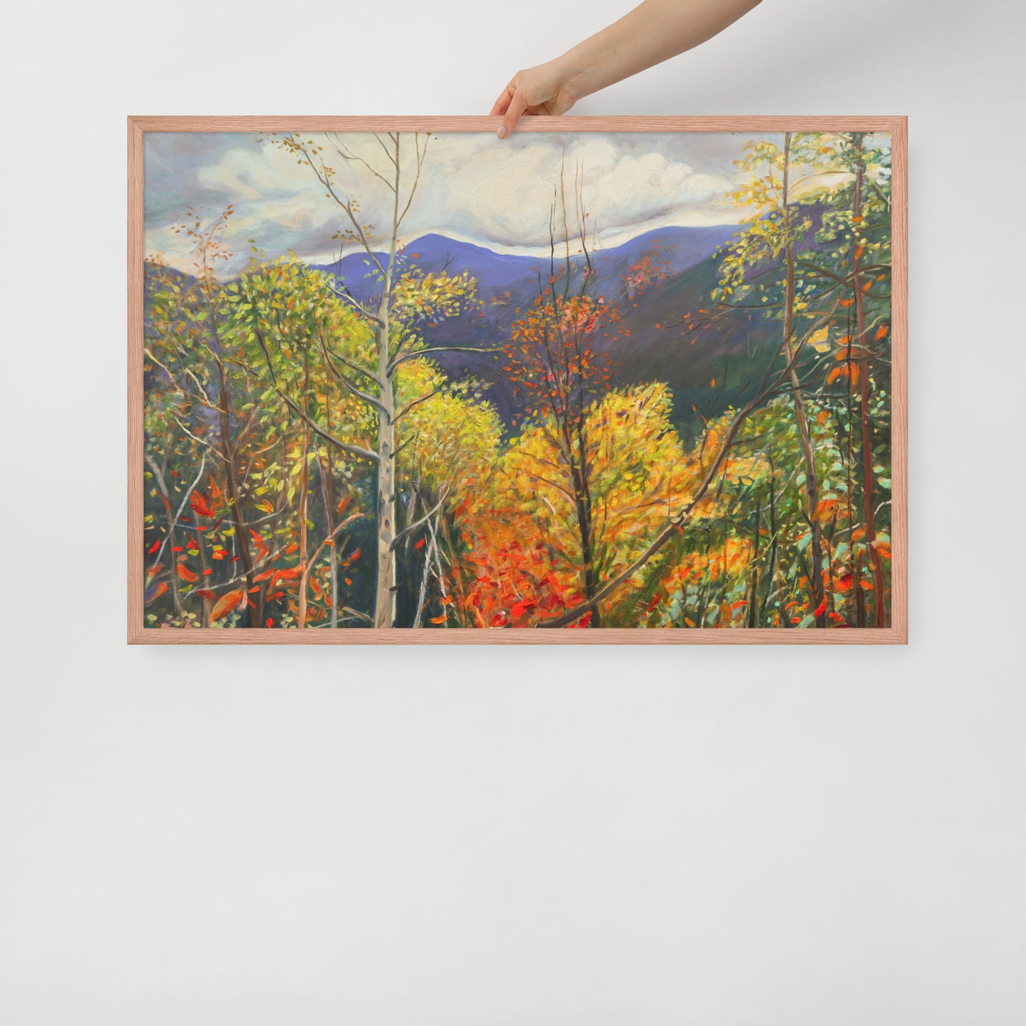 Fall in Adirondacks 3 - Framed Matte Paper Poster