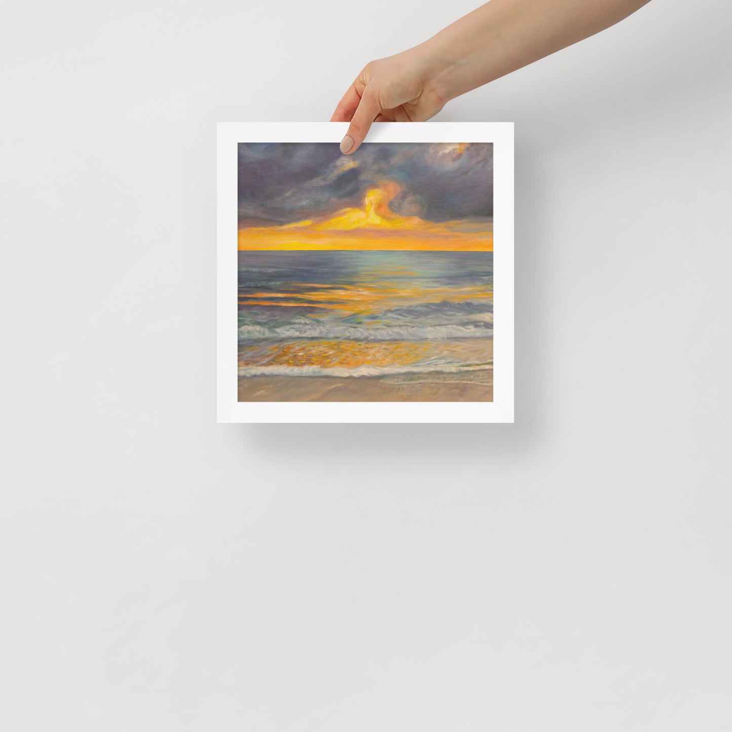 Sunset in Clearwater - Framed Matte Paper Poster