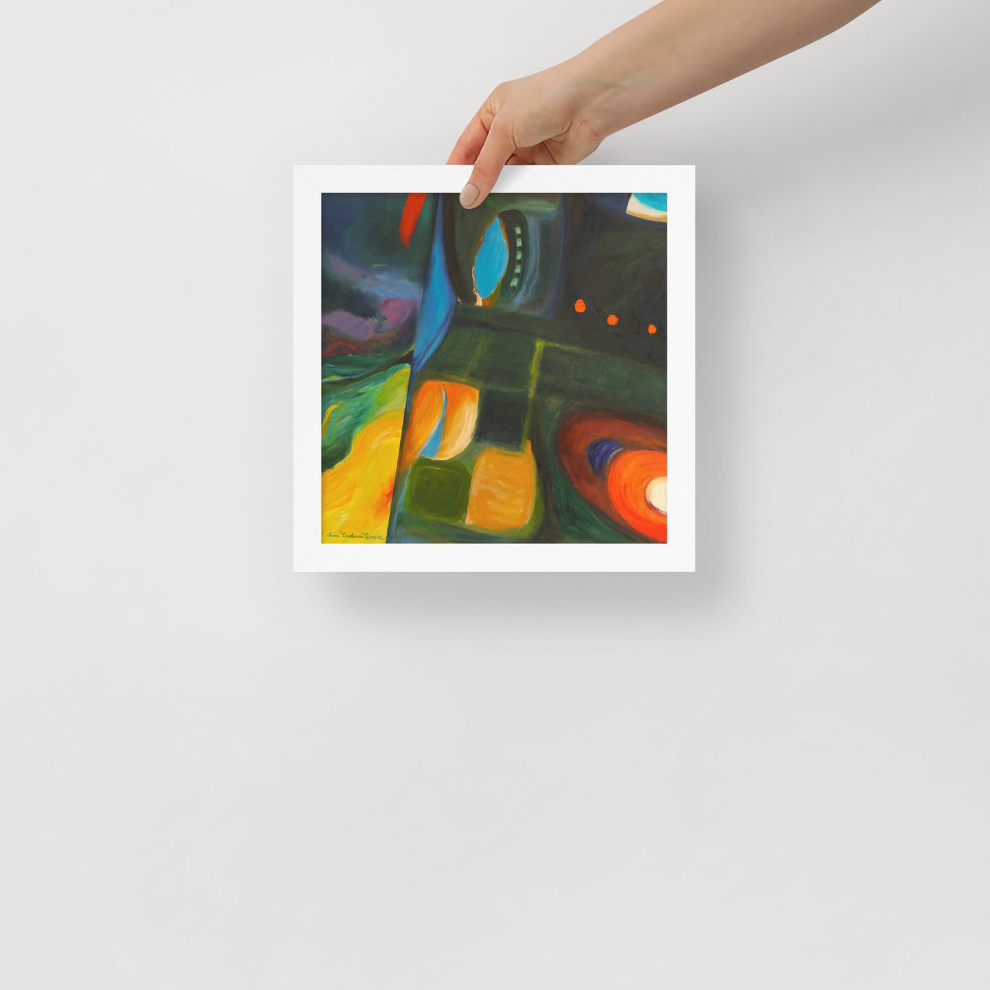 The World Behind - Framed Matte Paper Poster