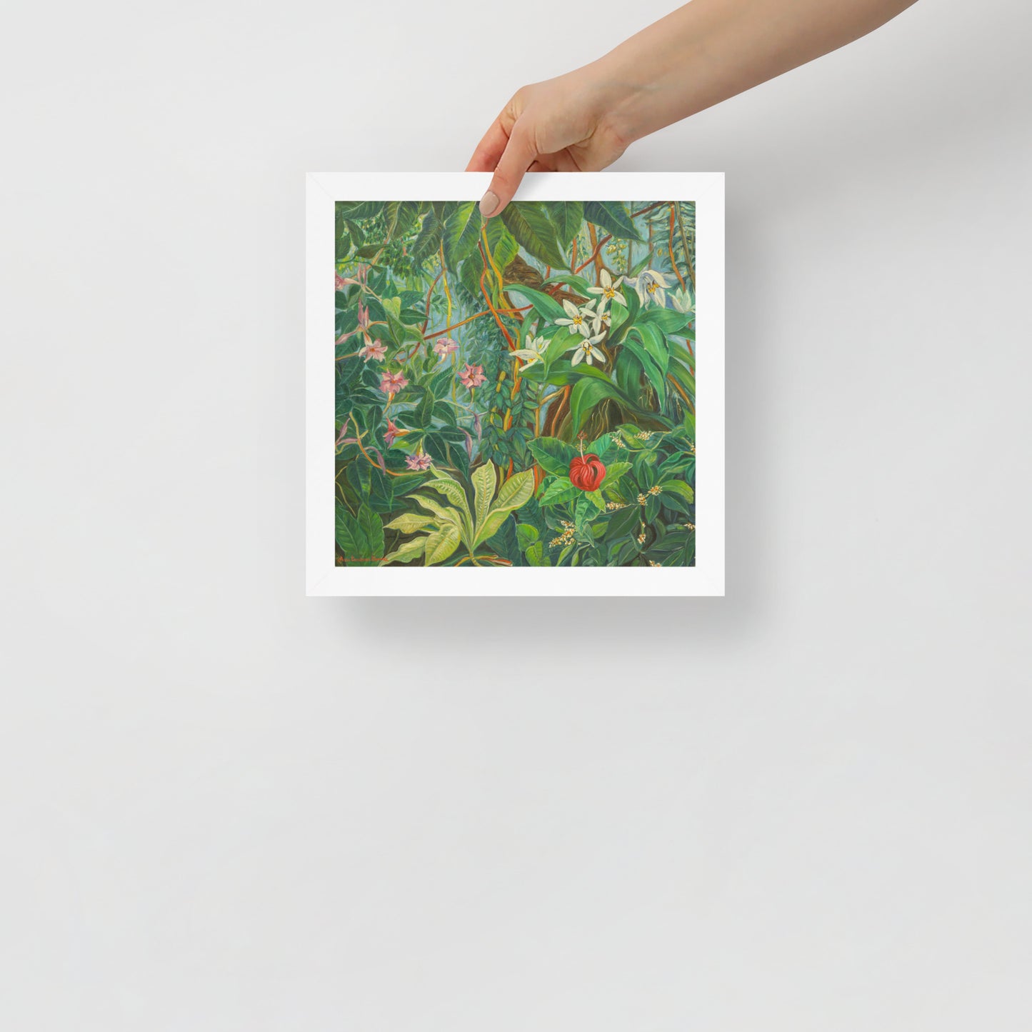 Tropical Bloom - Framed Matte Paper Poster