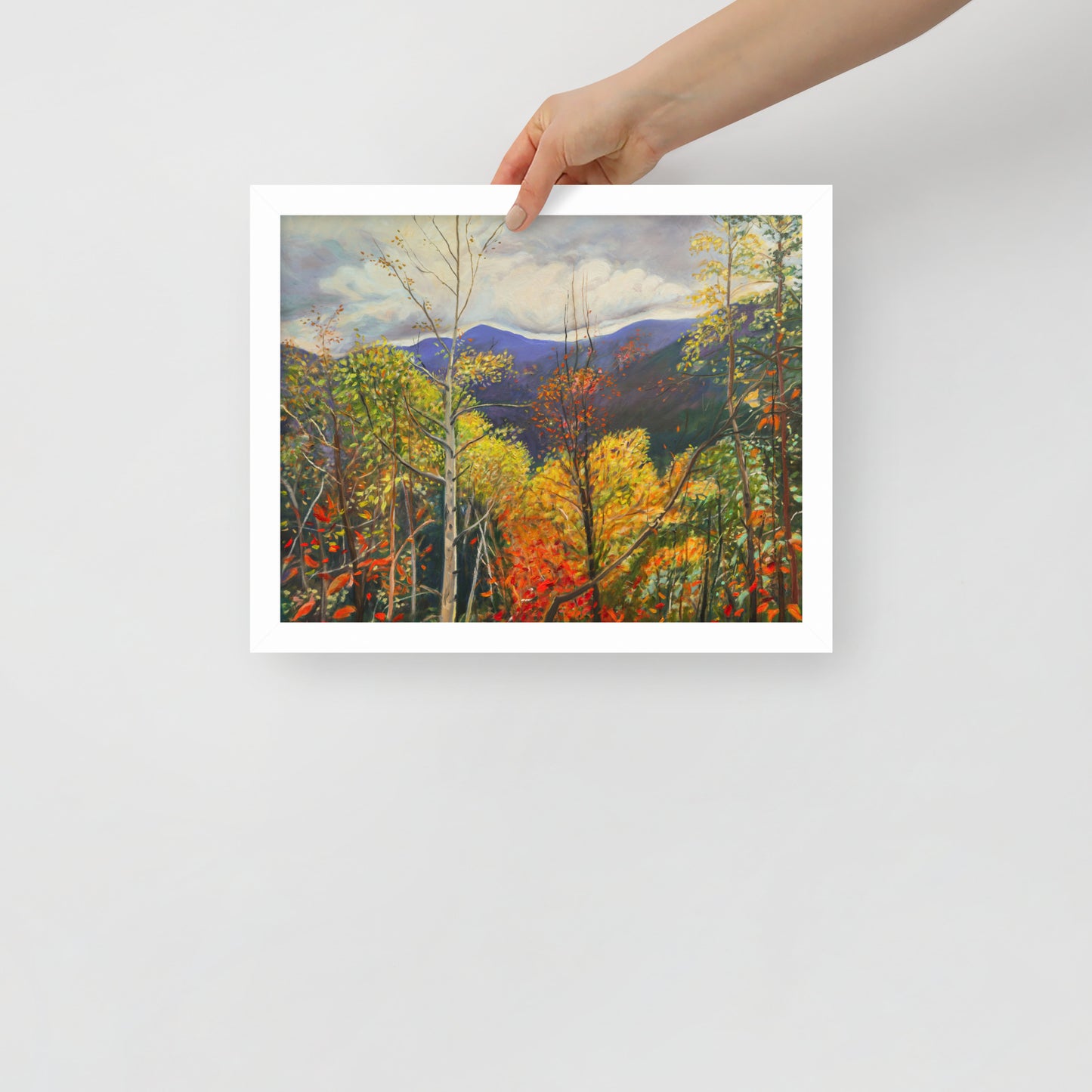 Fall in Adirondacks 3 - Framed Matte Paper Poster