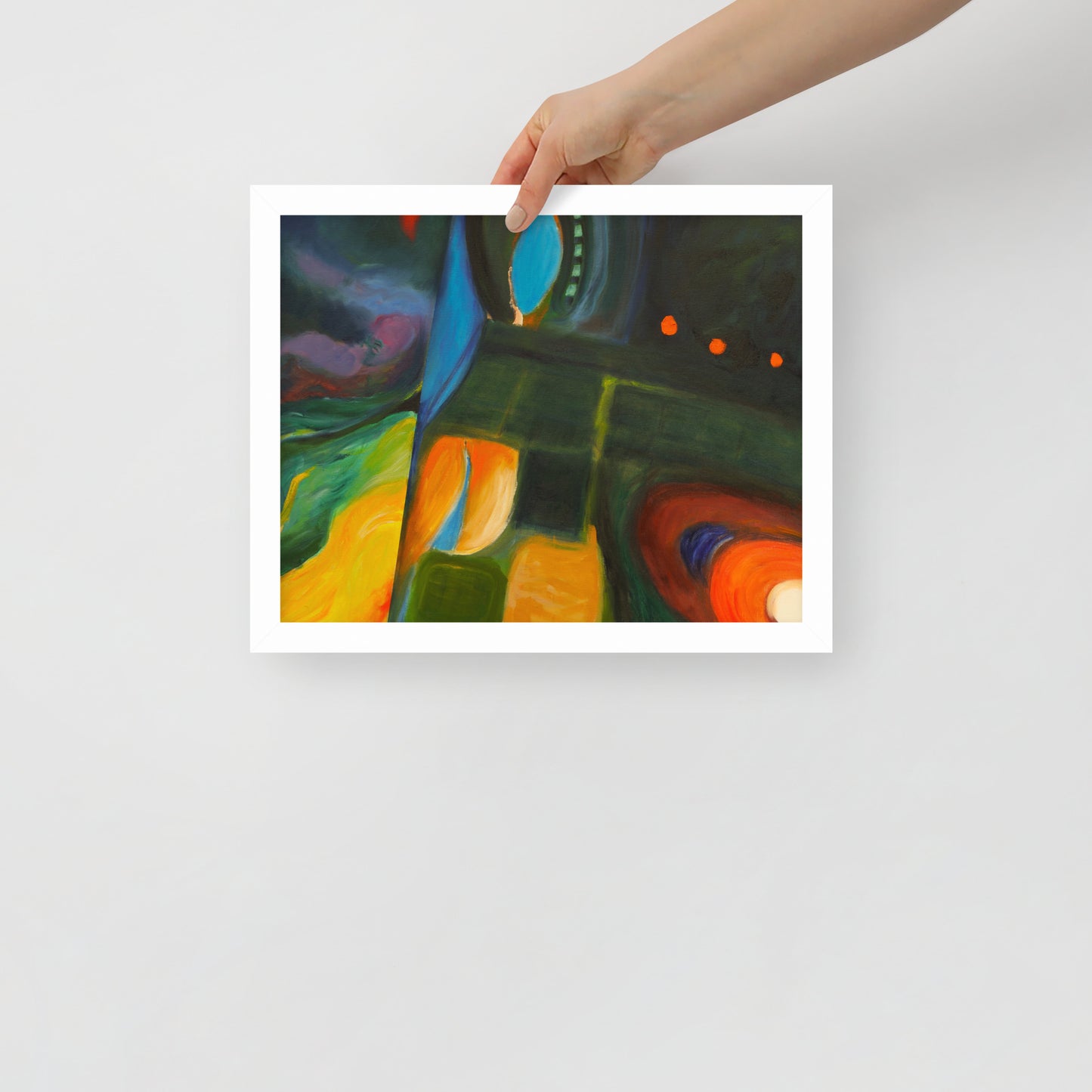 The World Behind - Framed Matte Paper Poster