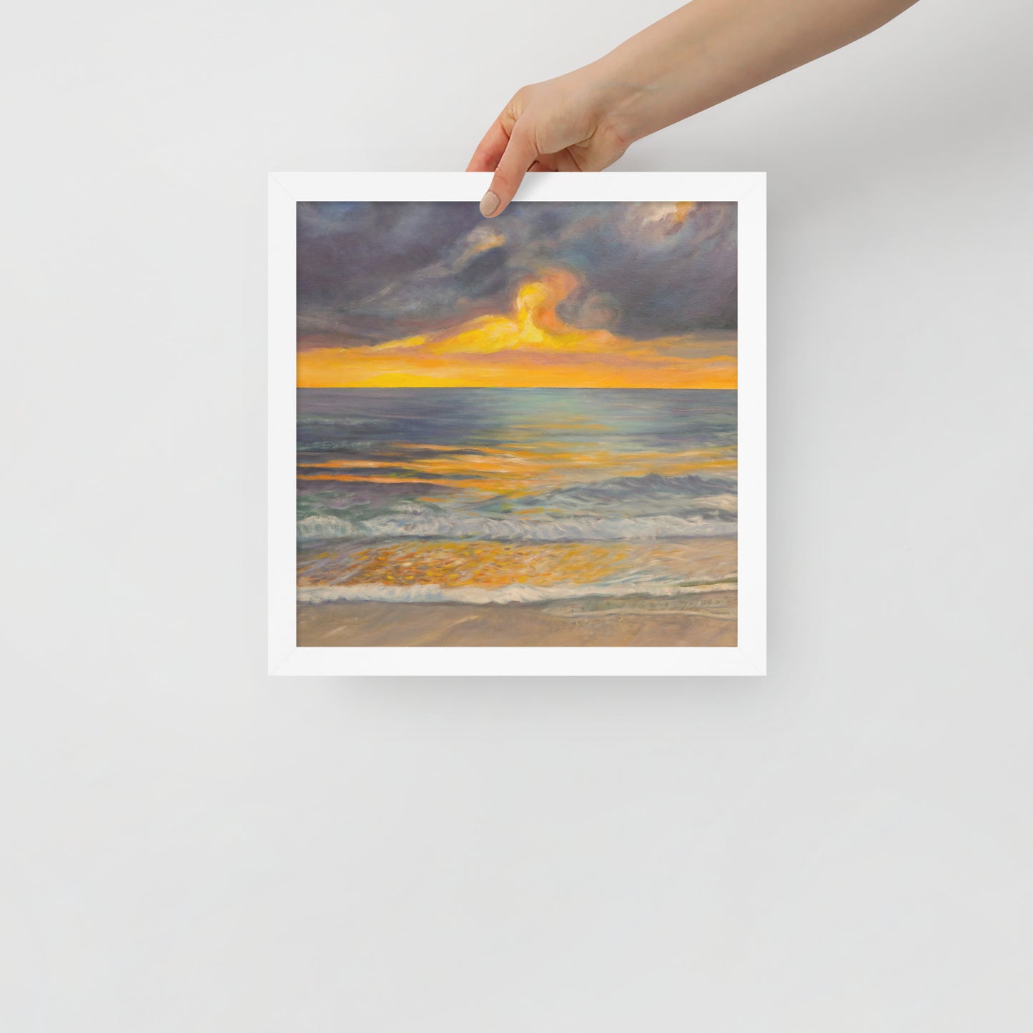 Sunset in Clearwater - Framed Matte Paper Poster