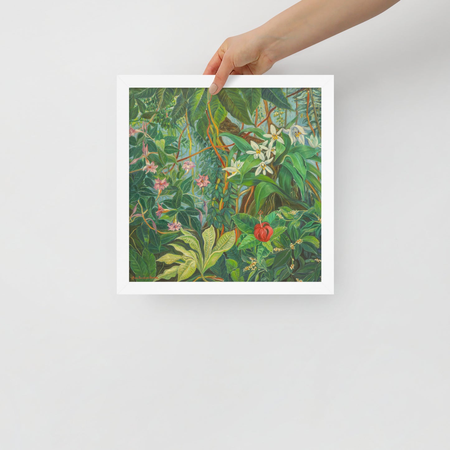 Tropical Bloom - Framed Matte Paper Poster