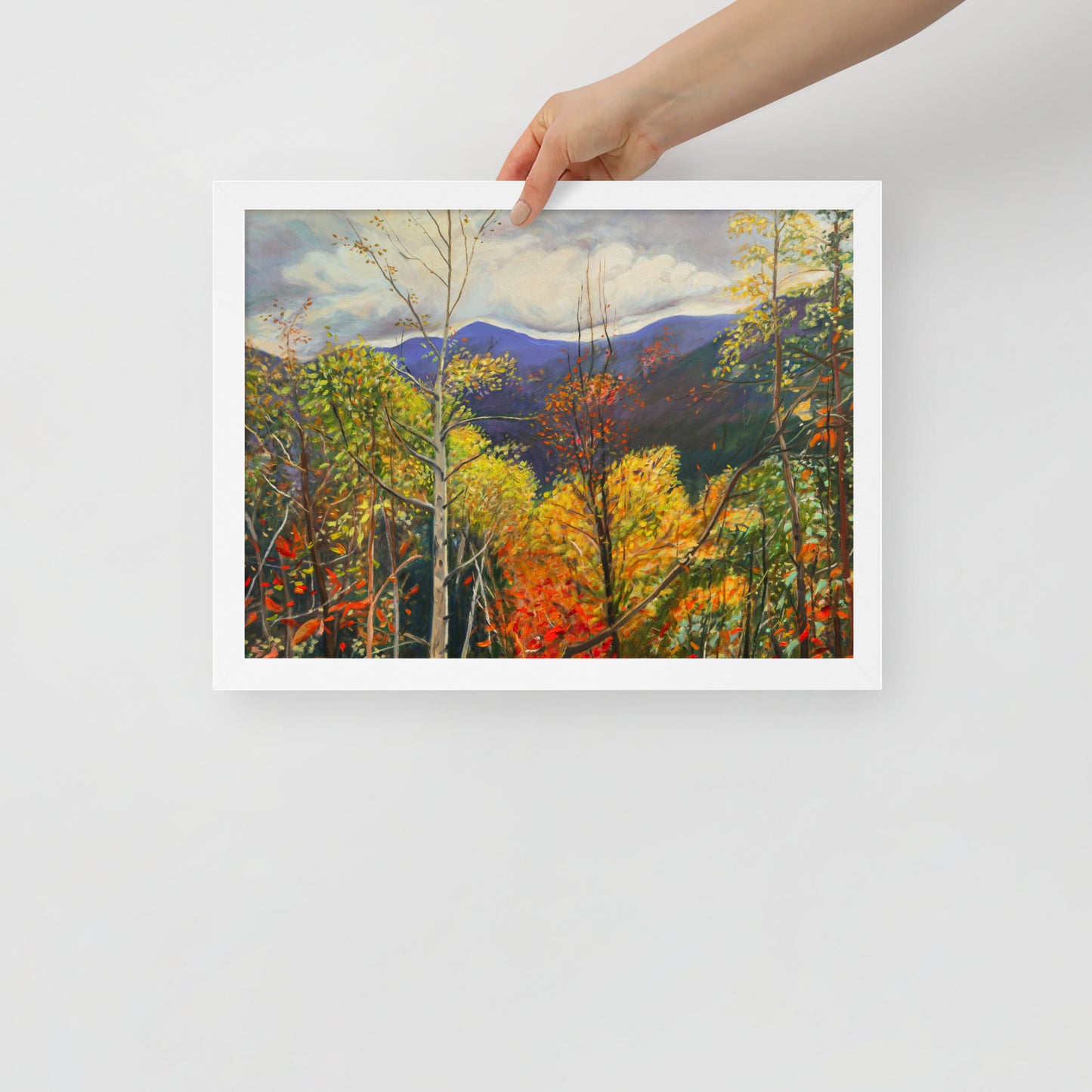 Fall in Adirondacks 3 - Framed Matte Paper Poster