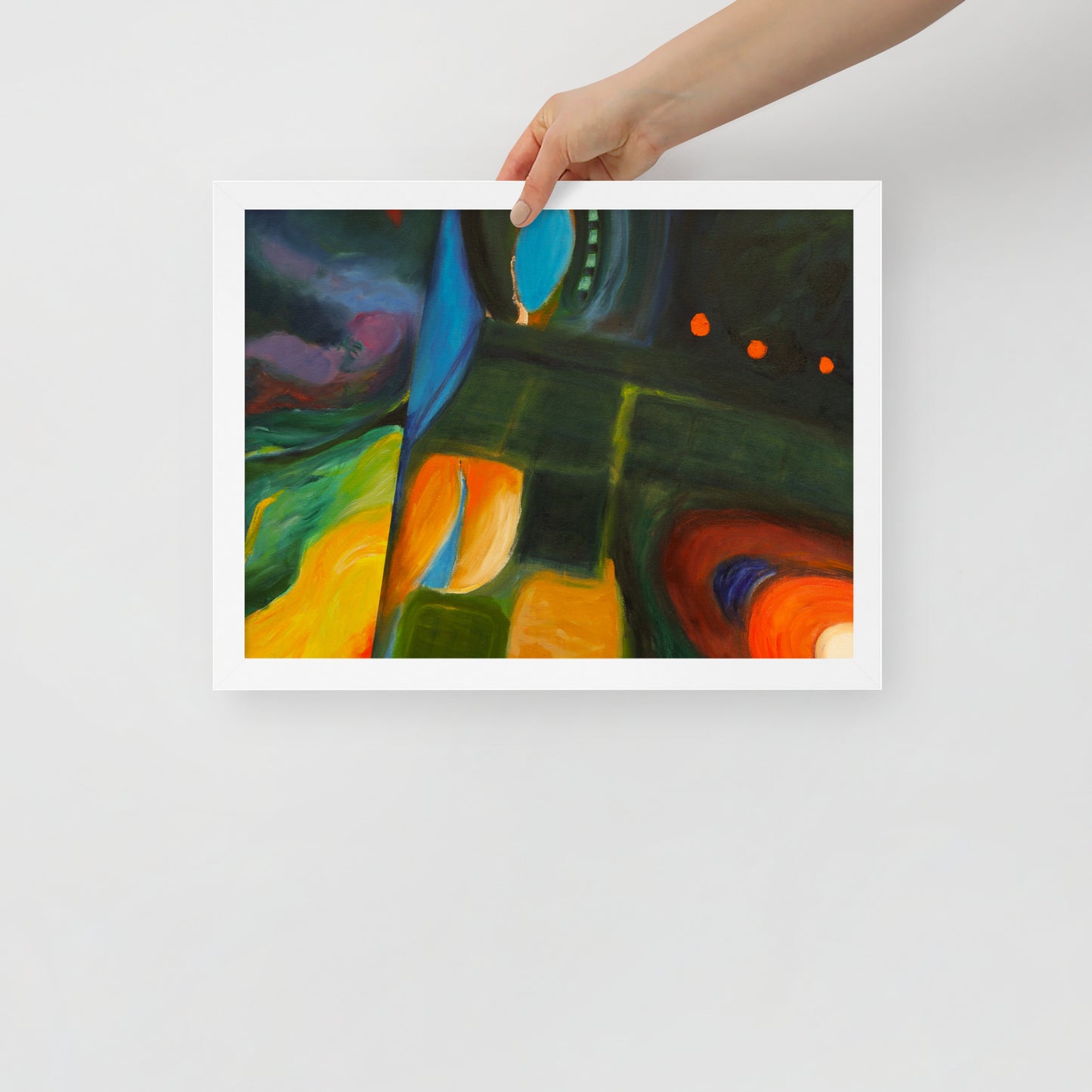 The World Behind - Framed Matte Paper Poster