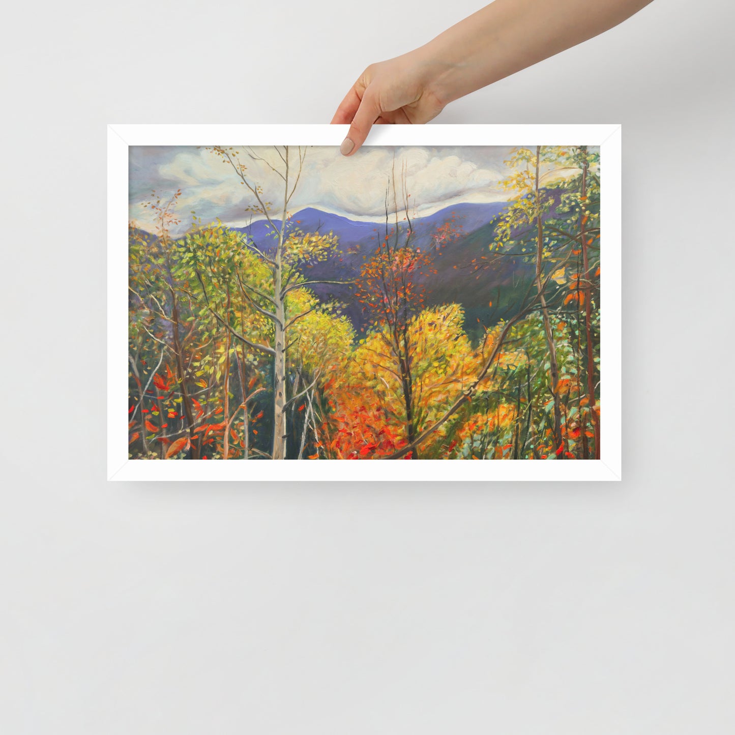 Fall in Adirondacks 3 - Framed Matte Paper Poster