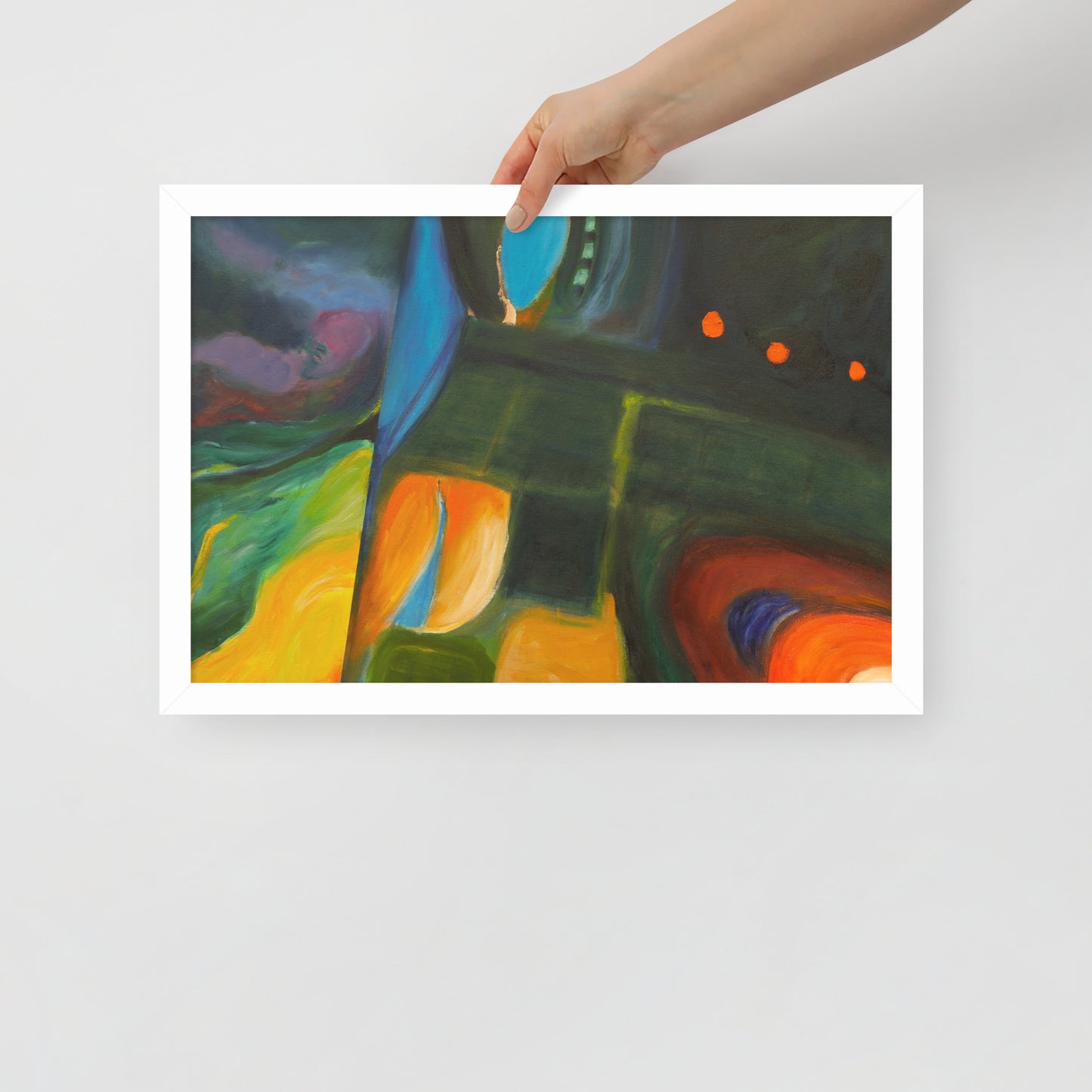 The World Behind - Framed Matte Paper Poster