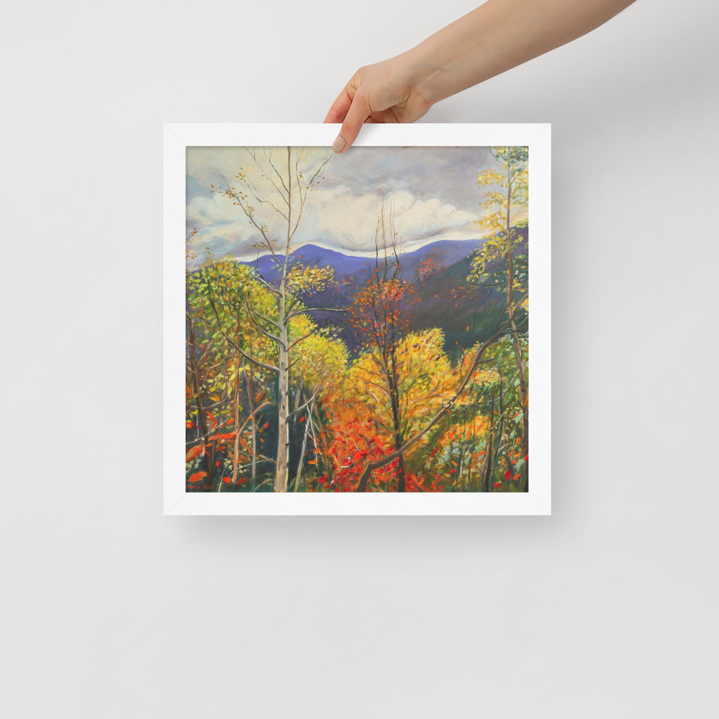 Fall in Adirondacks 3 - Framed Matte Paper Poster