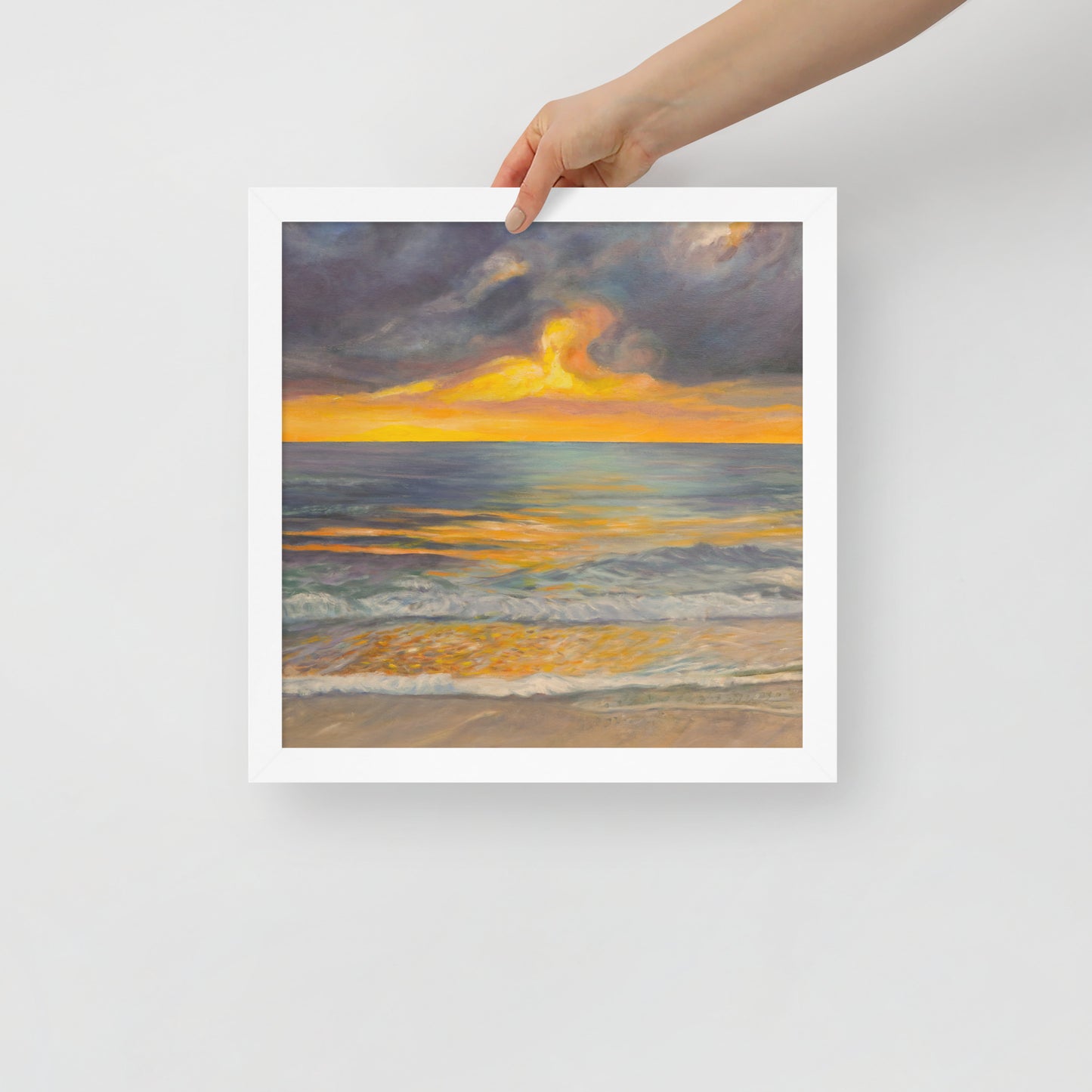 Sunset in Clearwater - Framed Matte Paper Poster