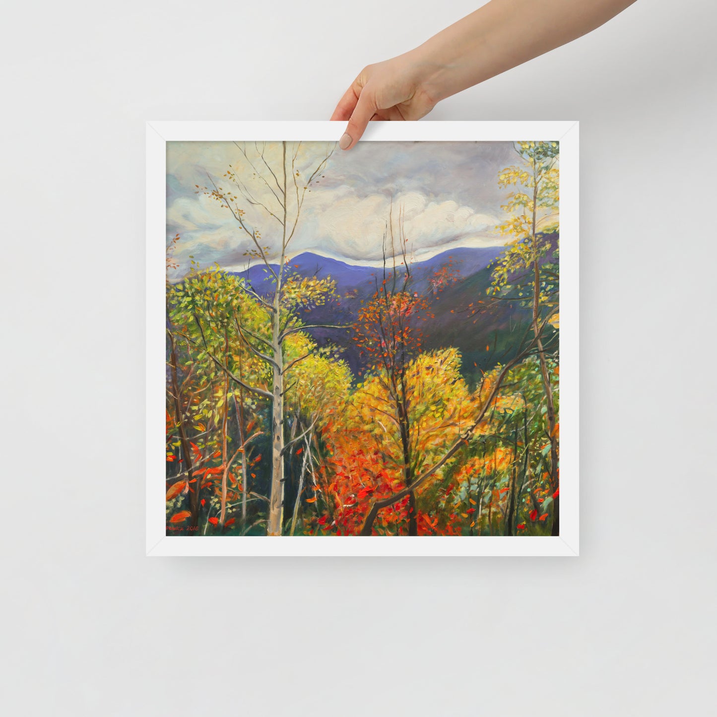 Fall in Adirondacks 3 - Framed Matte Paper Poster