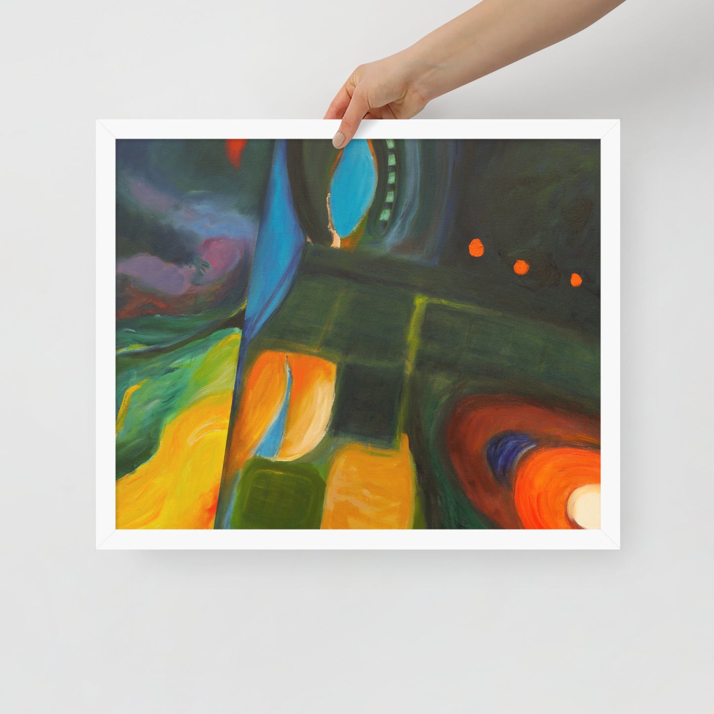 The World Behind - Framed Matte Paper Poster