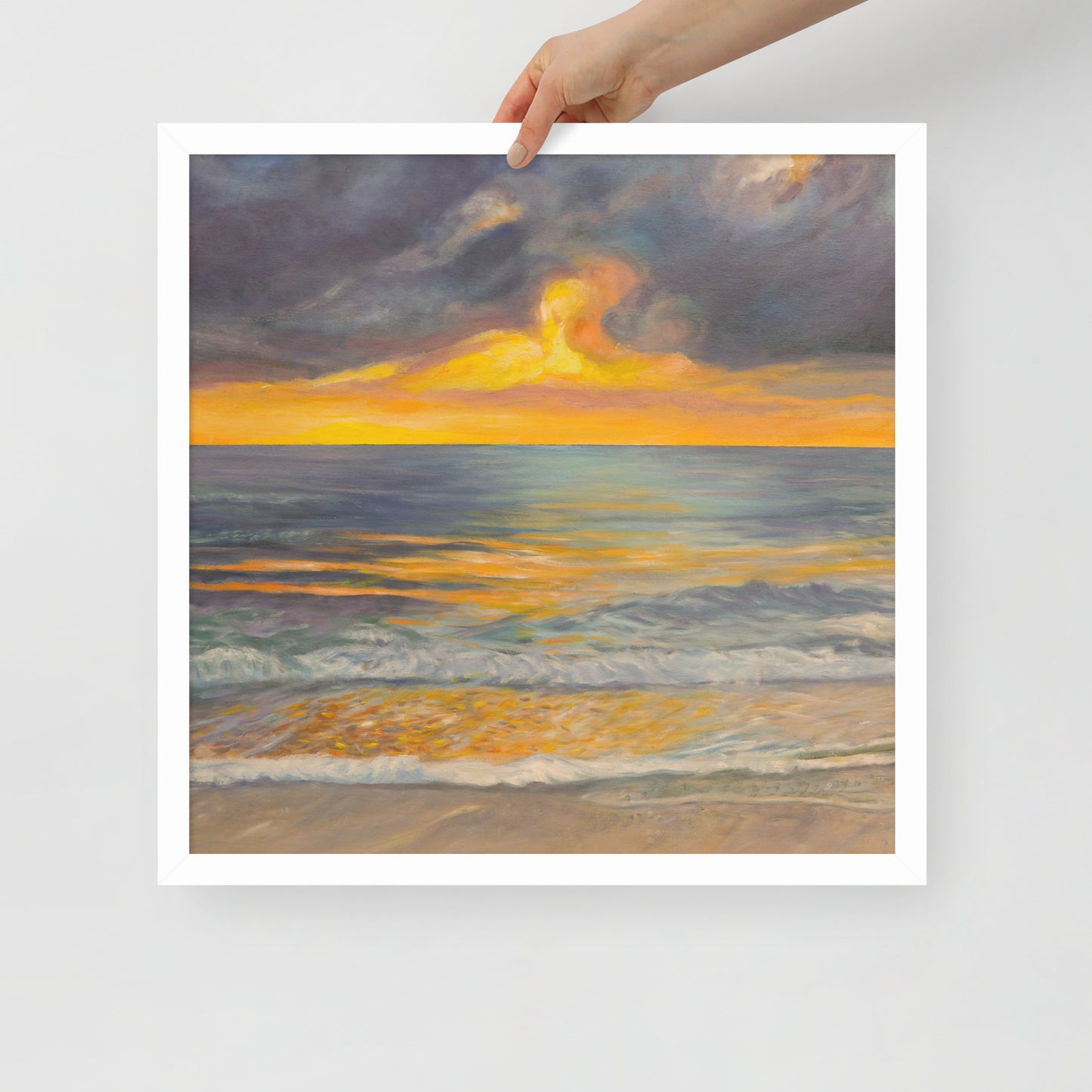 Sunset in Clearwater - Framed Matte Paper Poster