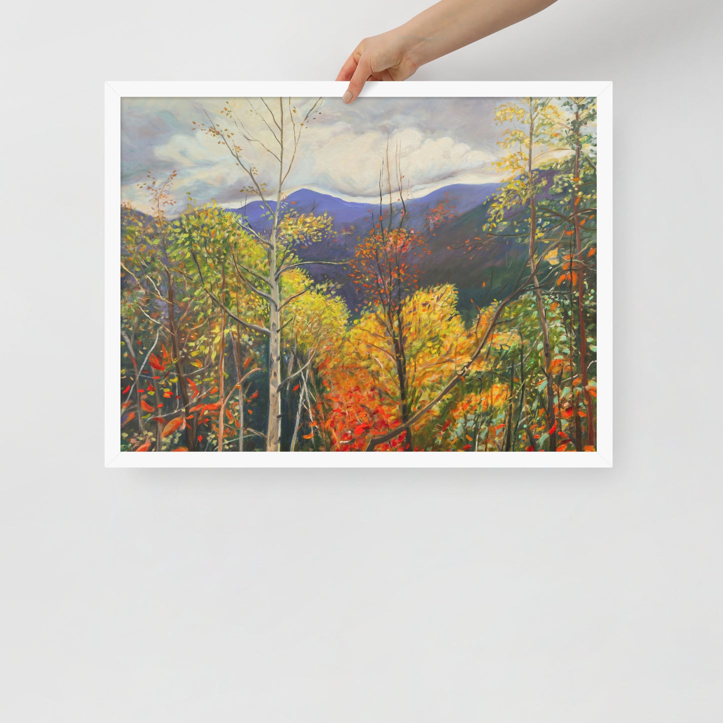 Fall in Adirondacks 3 - Framed Matte Paper Poster