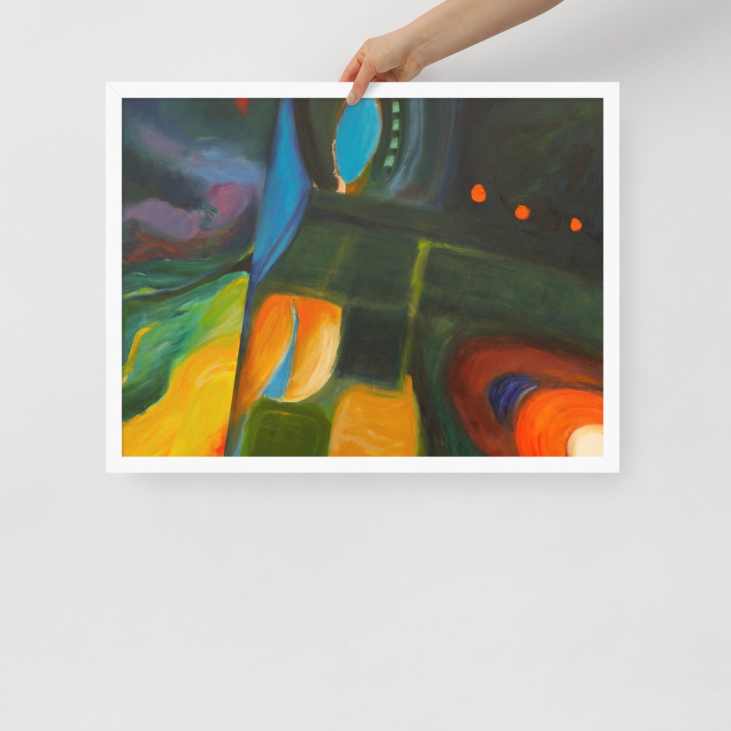 The World Behind - Framed Matte Paper Poster