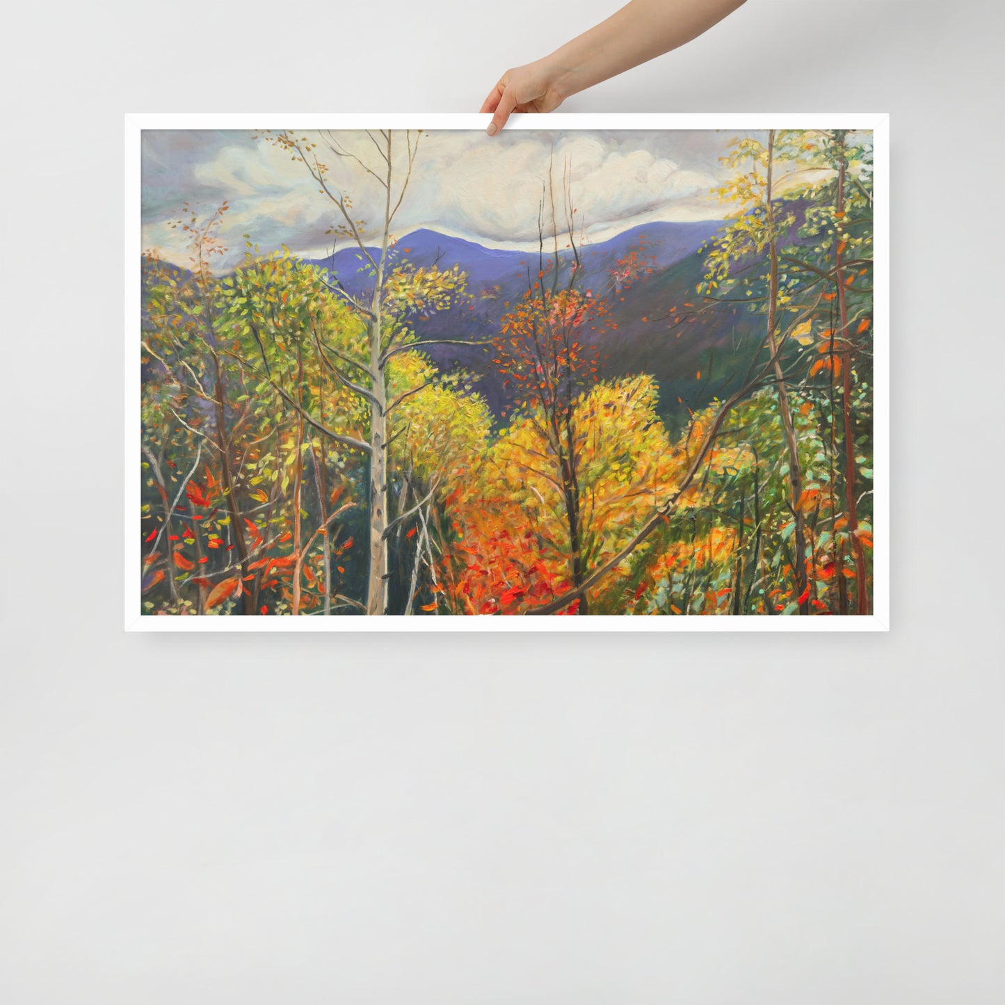 Fall in Adirondacks 3 - Framed Matte Paper Poster