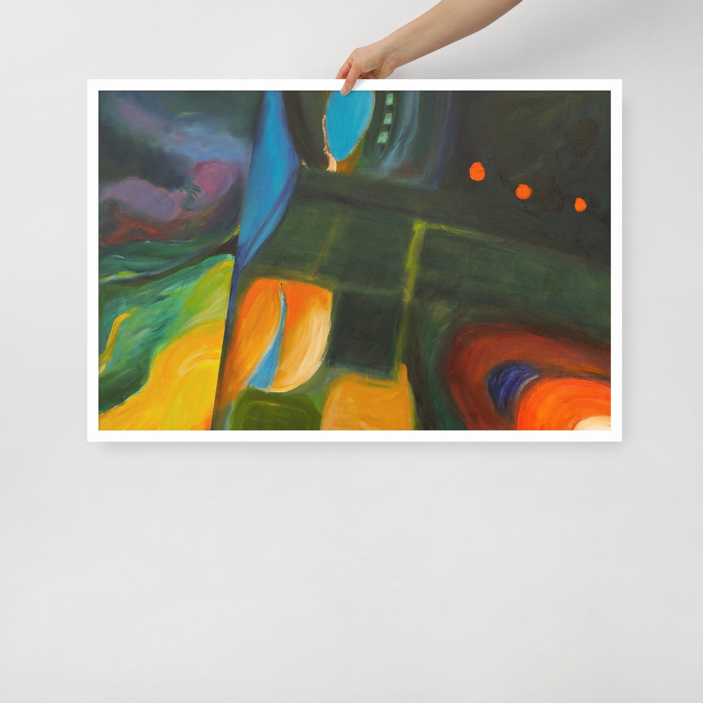 The World Behind - Framed Matte Paper Poster