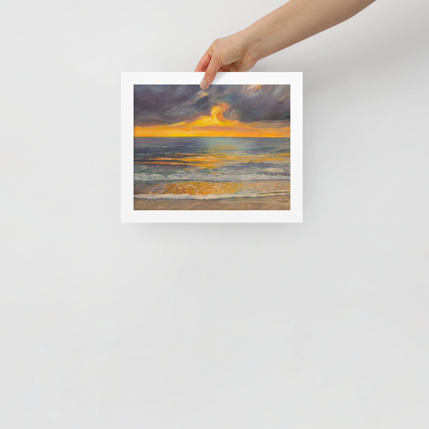 Sunset in Clearwater - Framed Matte Paper Poster
