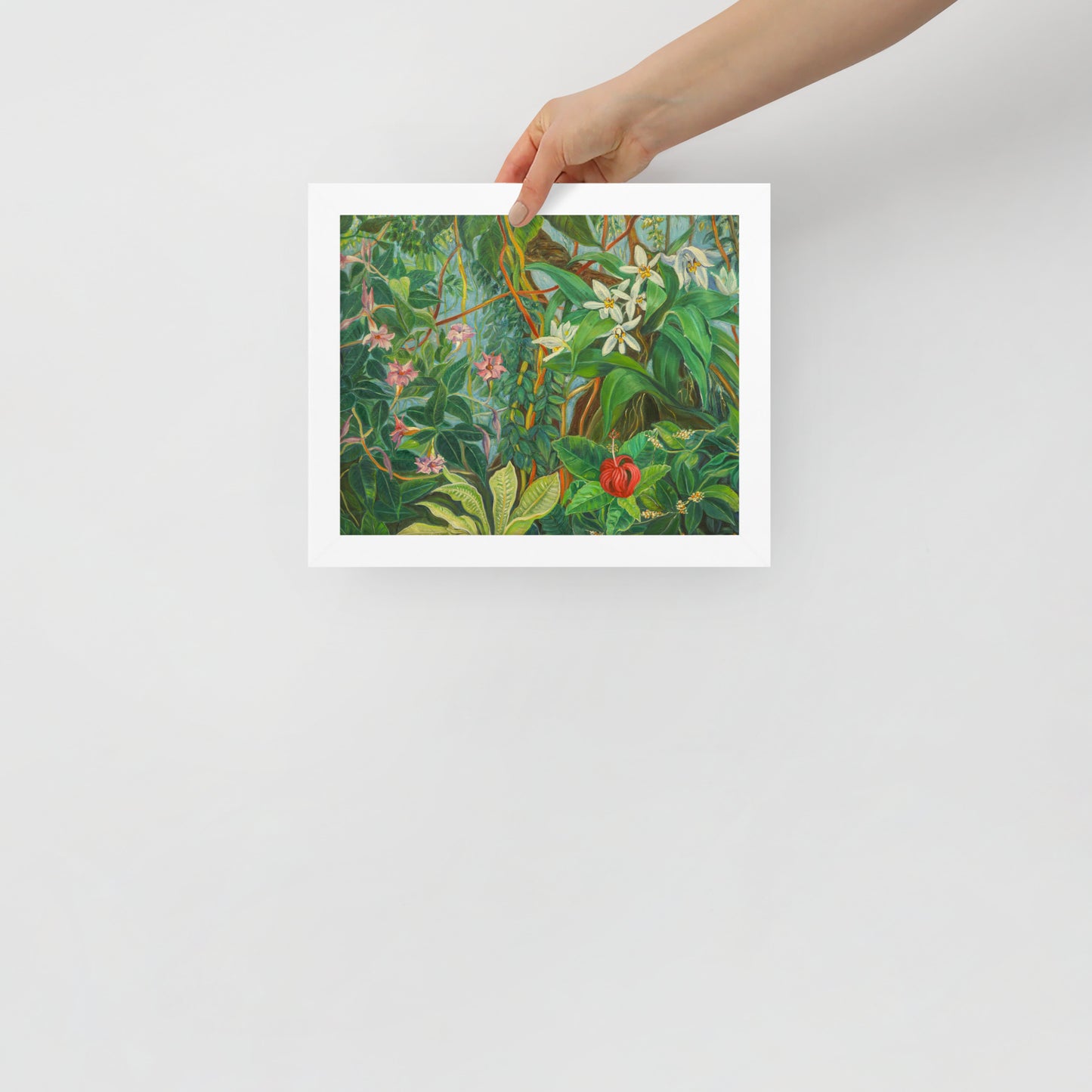 Tropical Bloom - Framed Matte Paper Poster