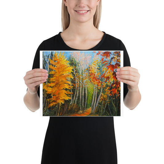 Warm Autumn Day - Matte Paper Poster