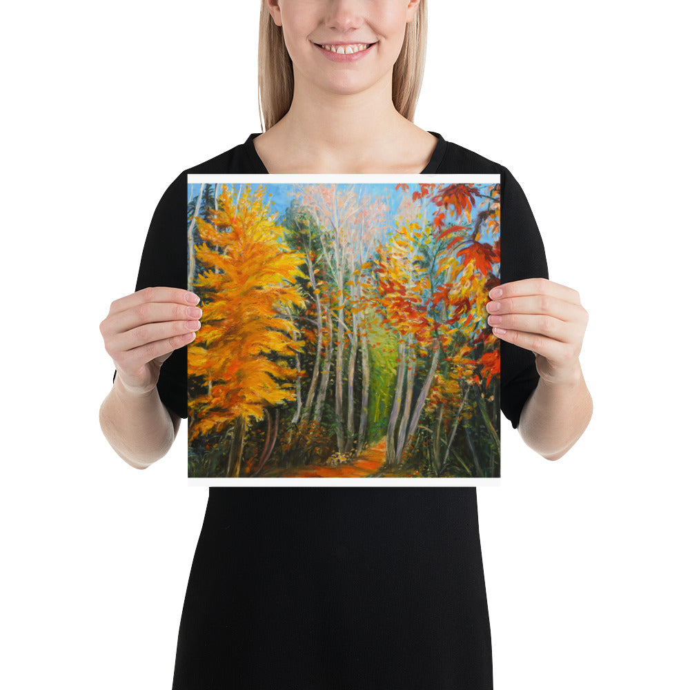 Warm Autumn Day - Matte Paper Poster