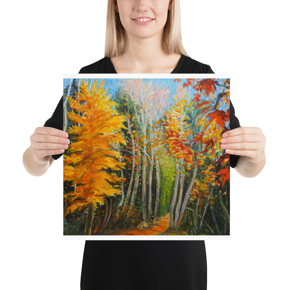 Warm Autumn Day - Matte Paper Poster