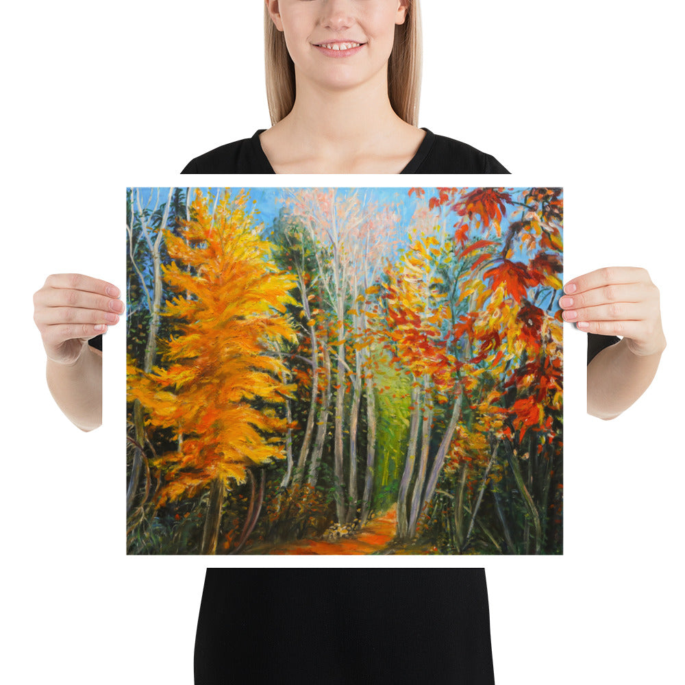 Warm Autumn Day - Matte Paper Poster