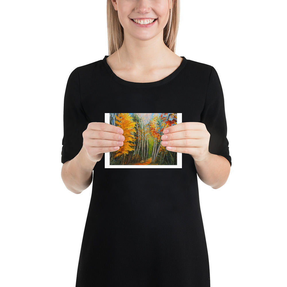 Warm Autumn Day - Matte Paper Poster
