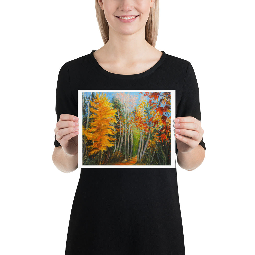 Warm Autumn Day - Matte Paper Poster